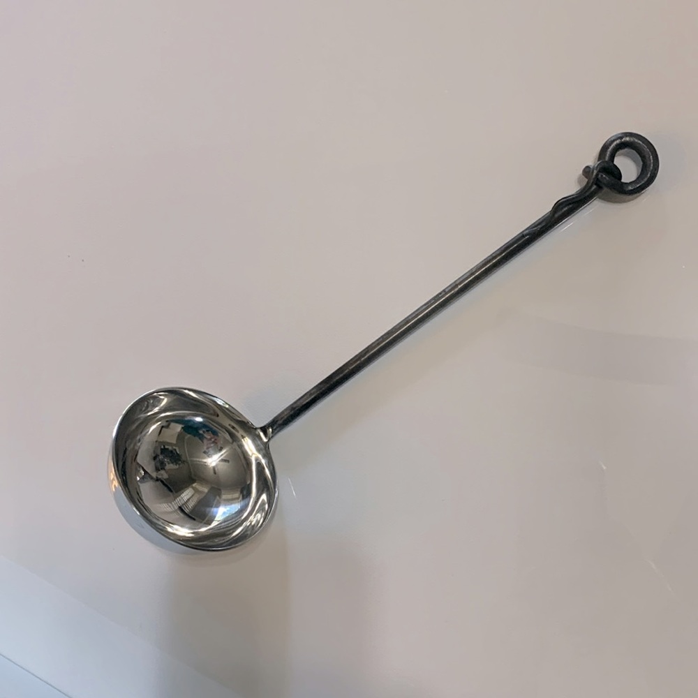 Old River Road Ladle, never been used, vintage 90’s, stainless steel(?).